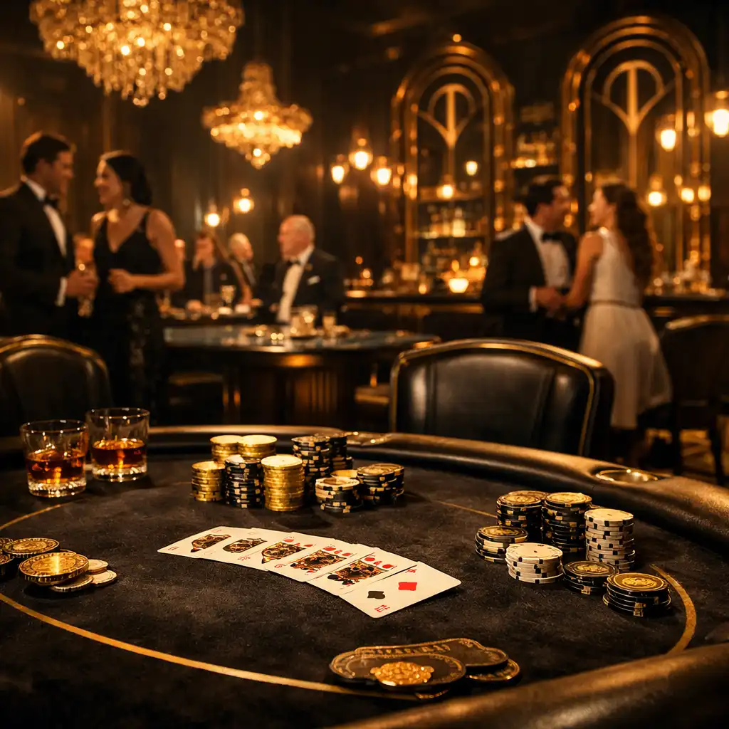 Ekskluzywny wieczór pokerowy GEO-BER w klimacie kasyna